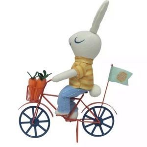 2021 Spritz Easter Rabbit Bunny Plush Figure on Bike Bicycle Decor